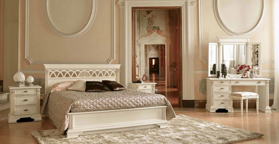 Итальянская спальня Puccini Bianco фабрики Claudio Saoncella