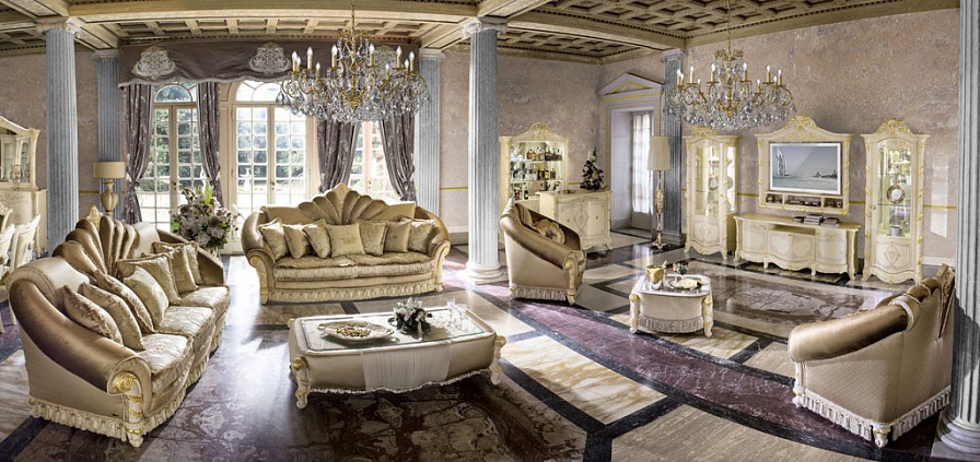 Итальянская мягкая мебель Madame Royale фабрики Mobil Piu