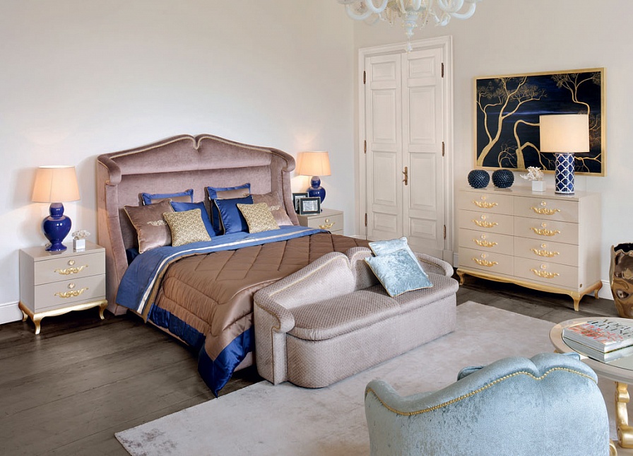Итальянская спальня Art Deco Luxury фабрики Cavio
