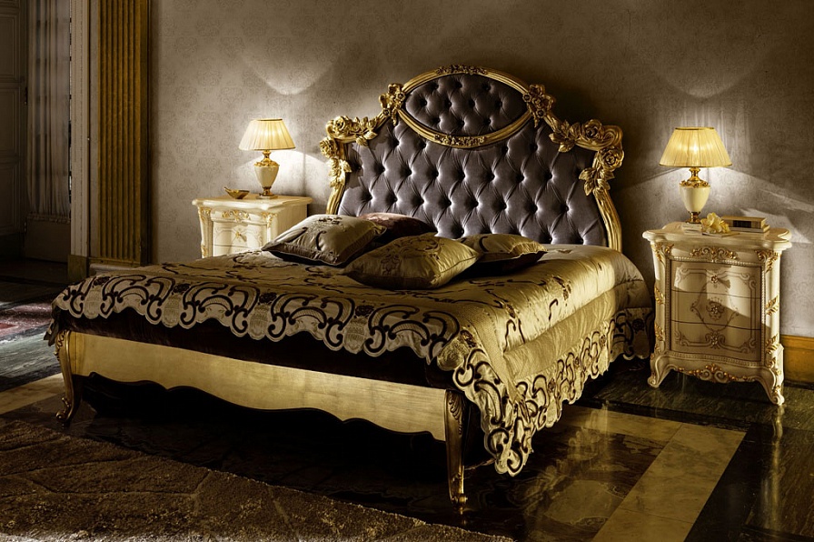 Итальянская спальня Madame Royale фабрики Mobil Piu часть 2