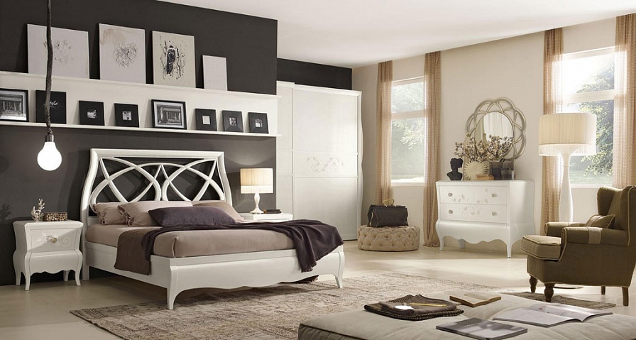 Итальянские спальни New Romantic фабрики Morello Gianpaolo